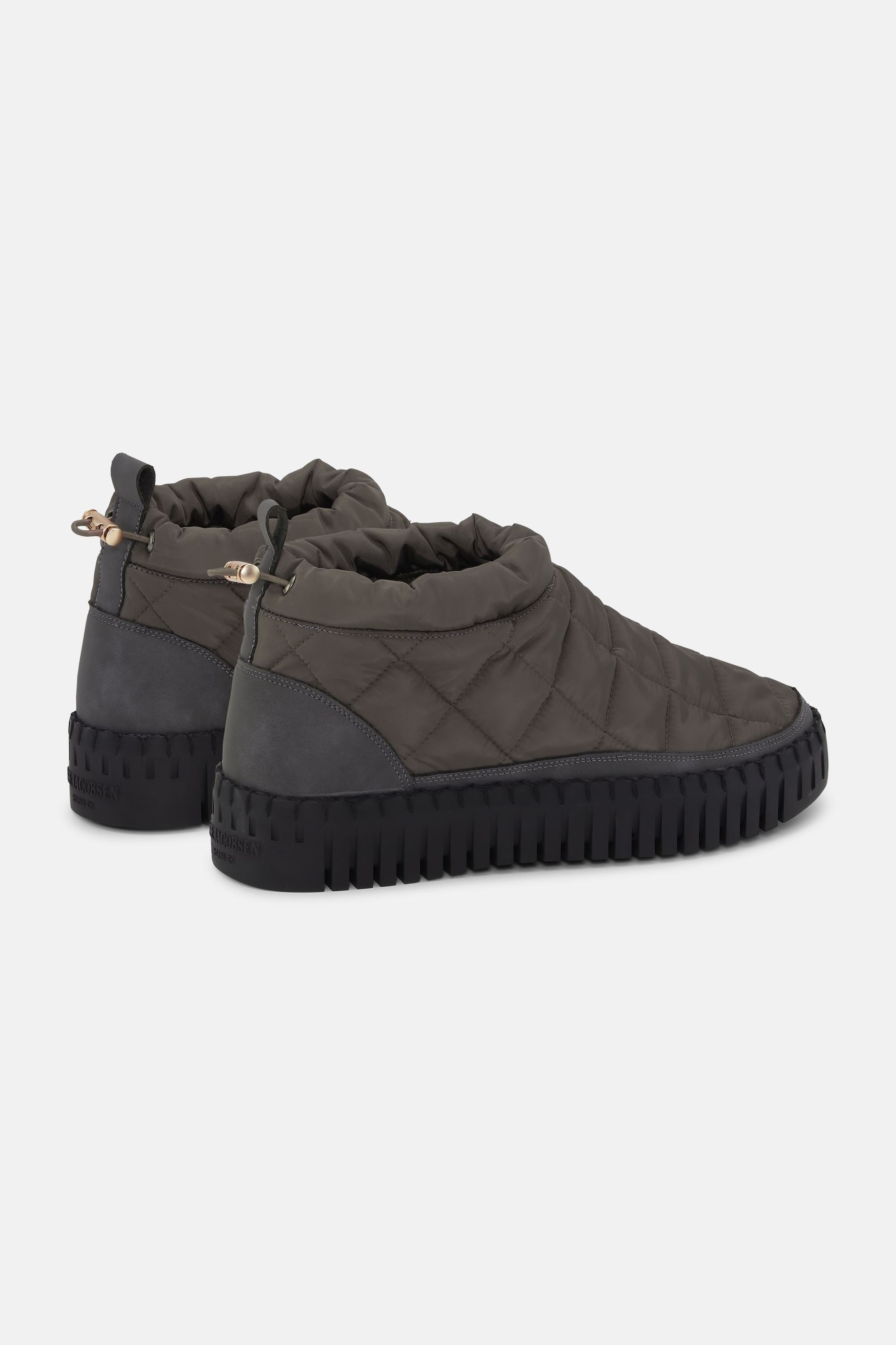 Tulip Low Padded Boot - Grey Black